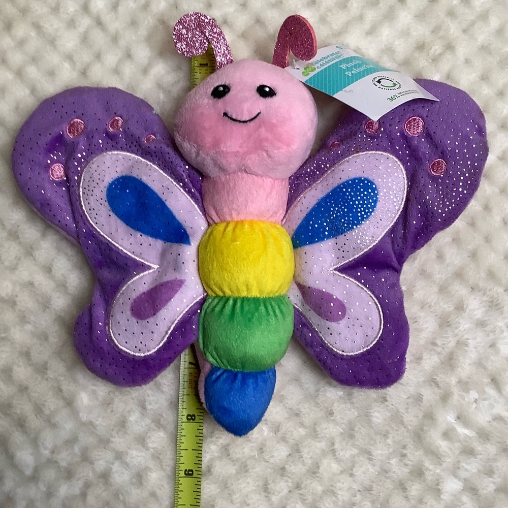 Way To Celebrate Butterfly Plush with Hang Tag - Picture 2 of 5